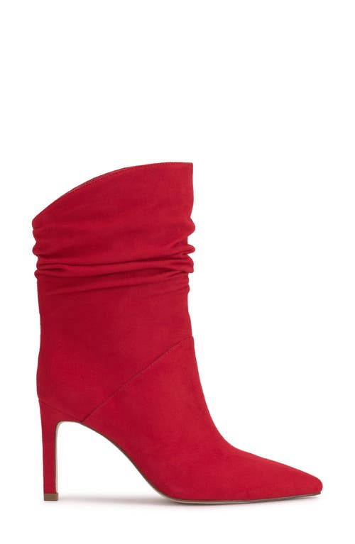 Jessica Simpson Elisti Womens Pull On Stiletto Mid-calf Boots In Red Muse