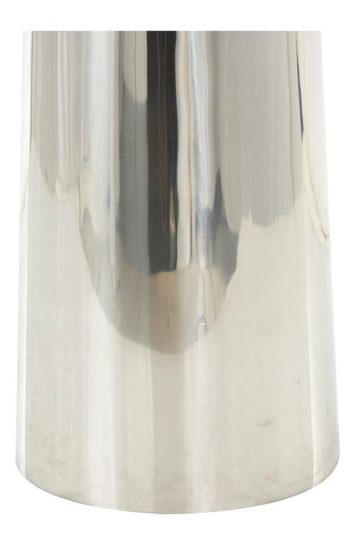 Vivian Lune Home Stainless Steel Vase In Silver