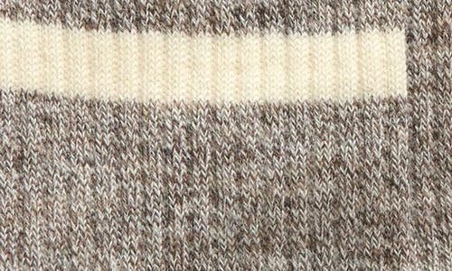 Smartwool Hike Light Cushion Tube Crew Socks In Taupe-natural Marl