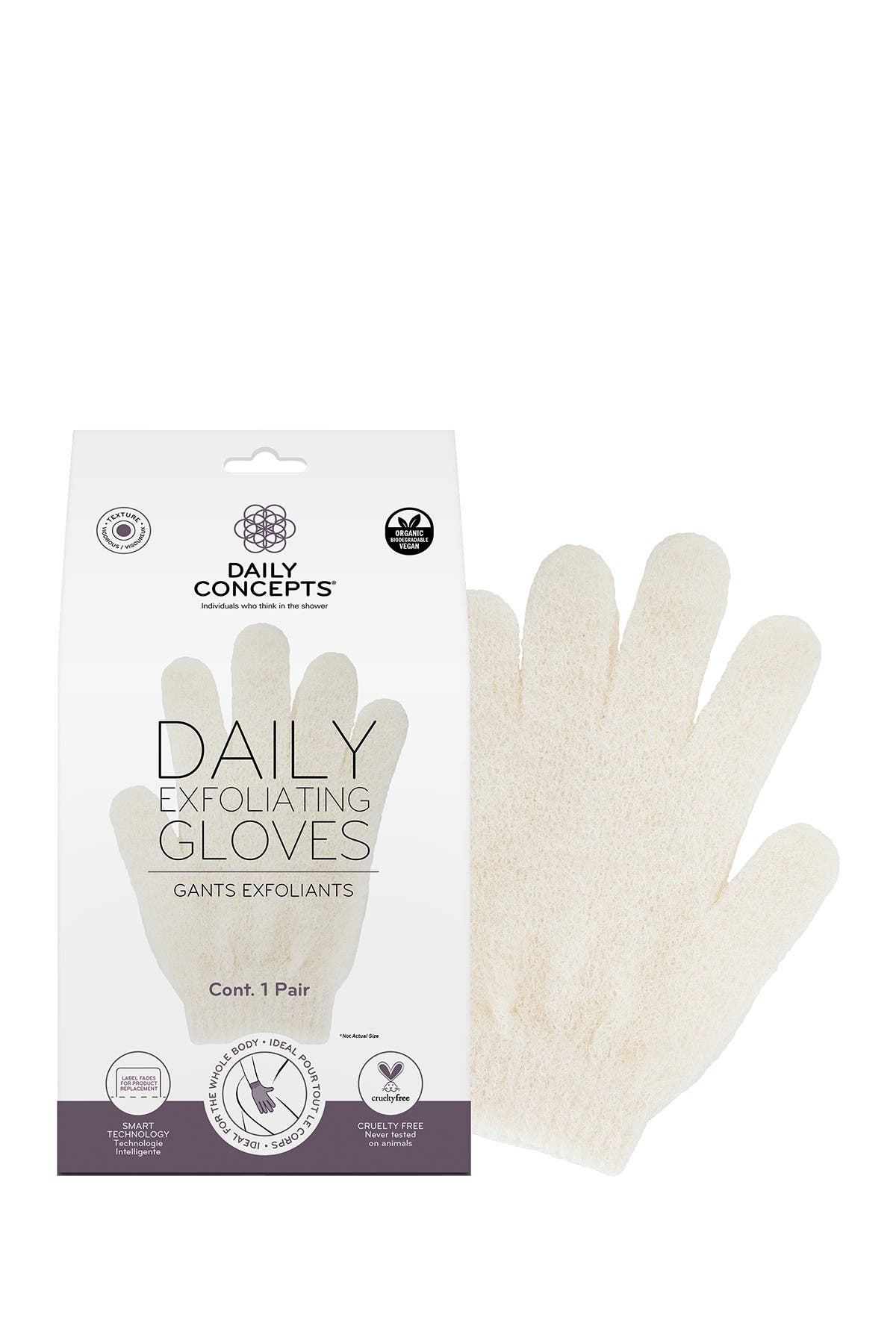 Daily Concepts Daily Exfoliating Gloves