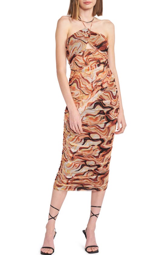 en saison brown dress Scarlette Brown Maxi Dress