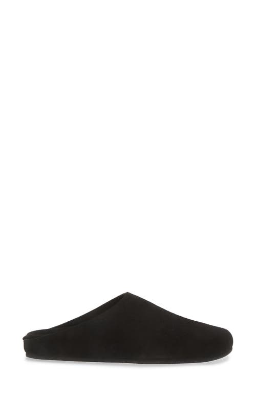 Jeffrey Campbell Content Suede Clog In Black Suede