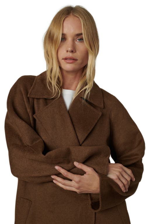 Shop Joe's The Dani Michelle Madeline Coat In Chestnut Brown