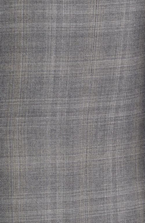 Shop Canali Siena Regular Fit Plaid Wool Sports Coat In Light Grey