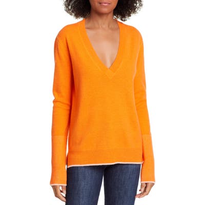 La Ligne Wool & Cashmere V-Neck Sweater