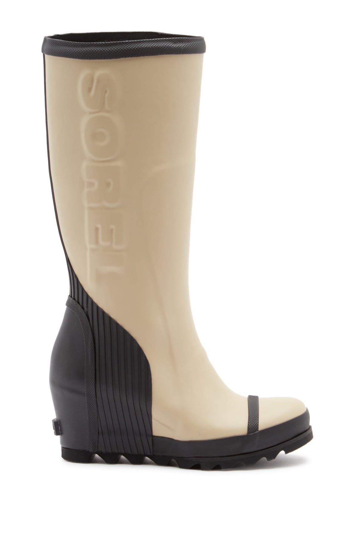 sorel wedge rain boots tall