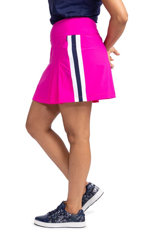 Shop Kinona Party Pleat Golf Skirt In Open Air Pink