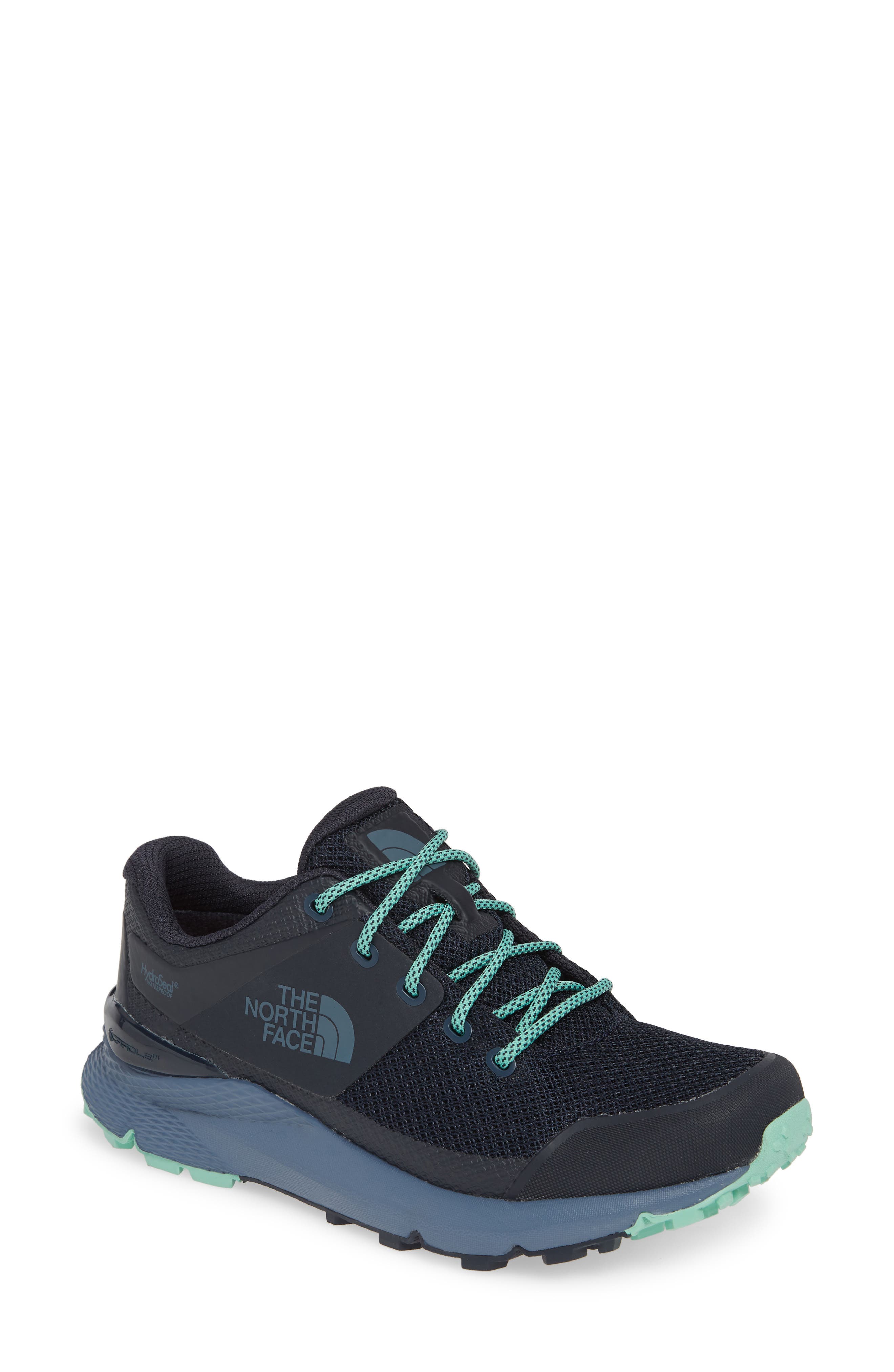 The North Face Vals Waterproof Hiking Sneaker, Blue