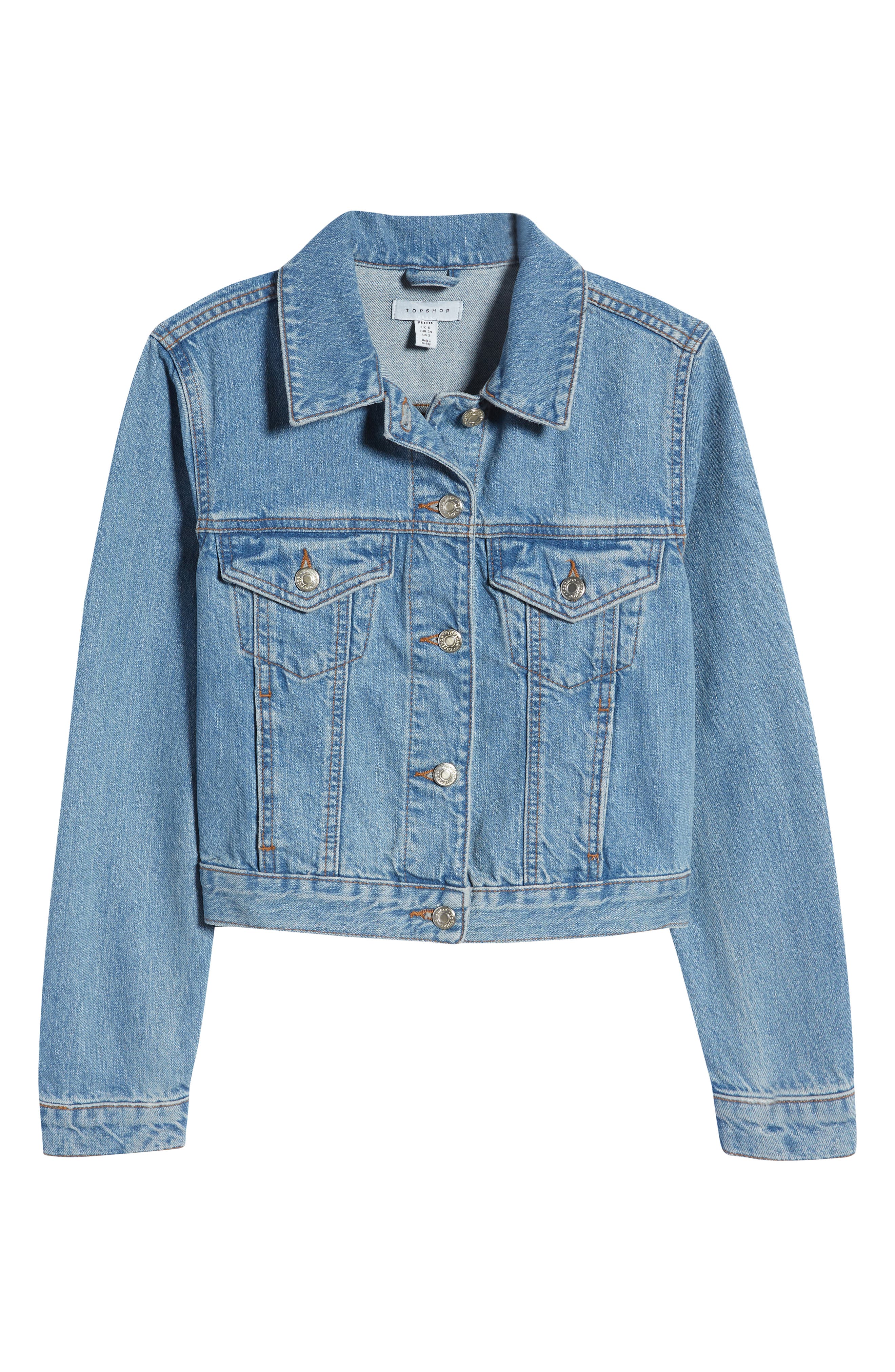 topshop denim jacket nordstrom