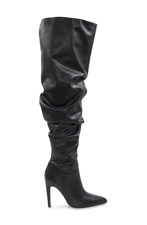 Shop Bcbg Barely Over The Knee Boot In Black