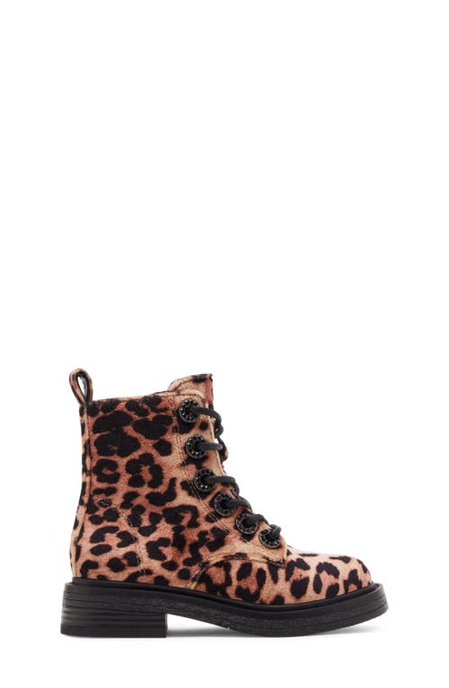 Shop Steve Madden Kids' Tnolita Bootie In Leopard