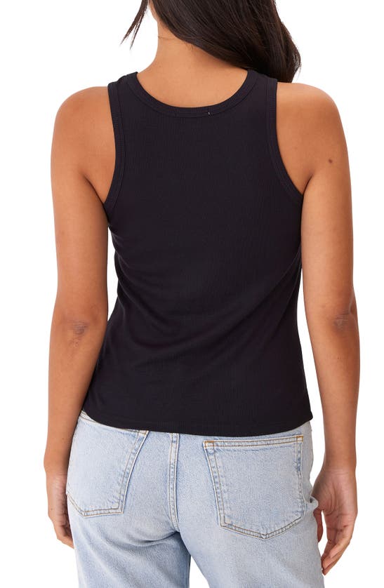 Shop Threads 4 Thought Bailey Feather Ribbed Tank In Black
