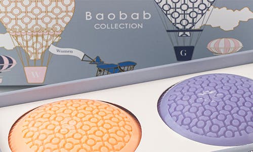 Baobab Collection Women & Gentlemen Soap Gift Set In Pink/blue