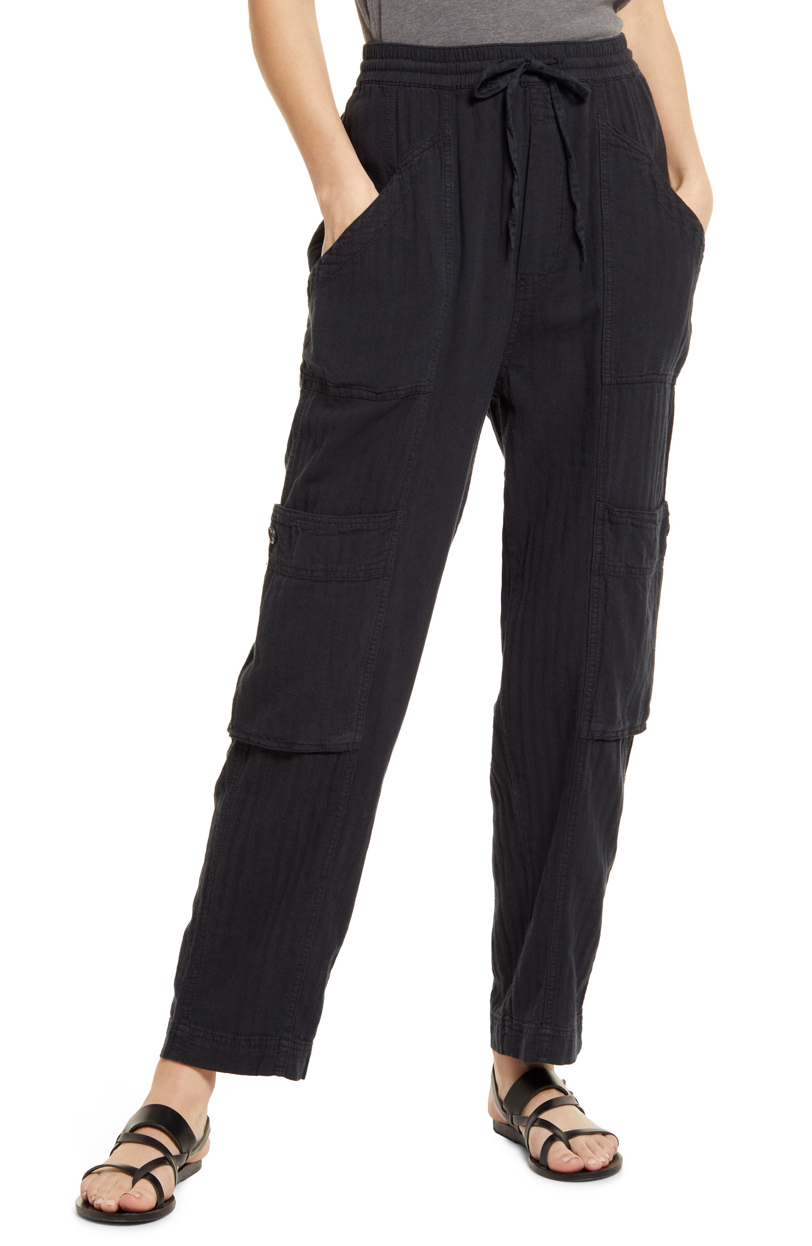 Caslon® Linen Blend Pants | Nordstrom