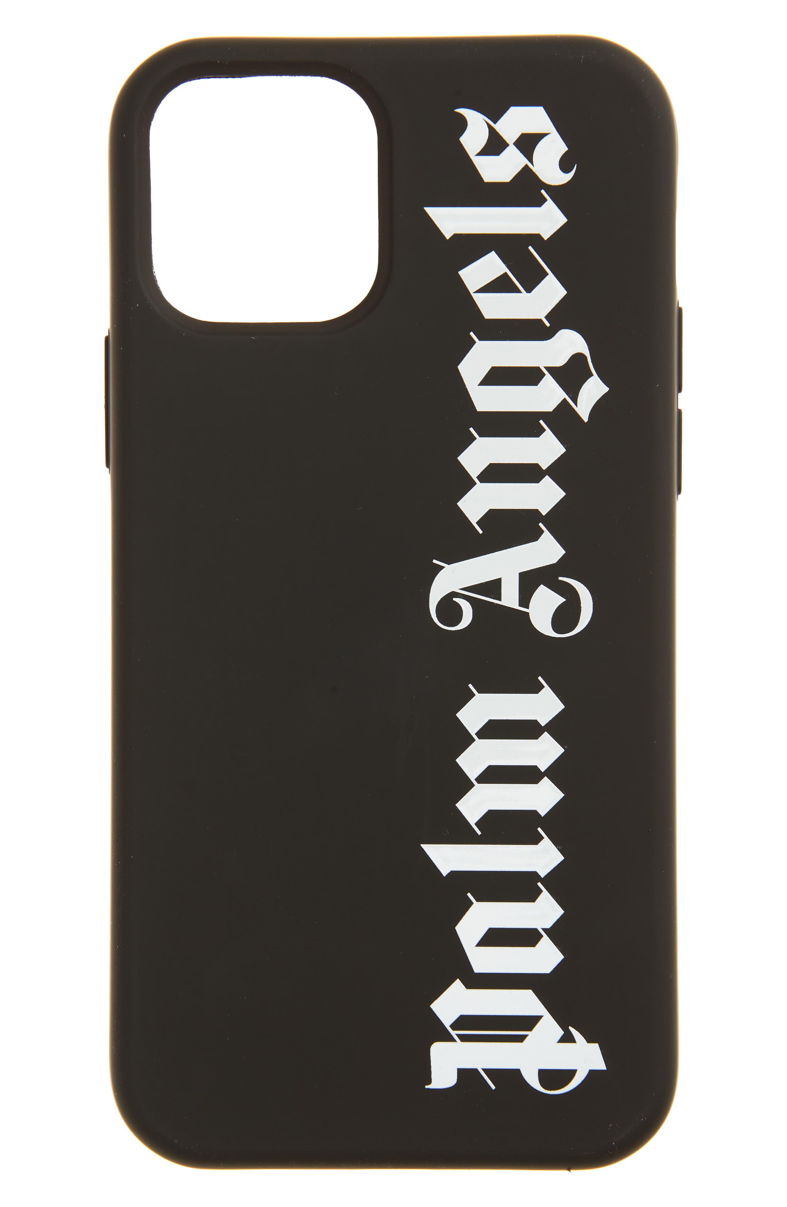 Palm Angels Logo iPhone 12/12 Pro Case in Black Whit at Nordstrom