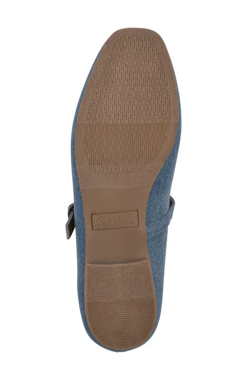 Cliffs By White Mountain Boch Mary Jane Flat In Denim Blue Fabric