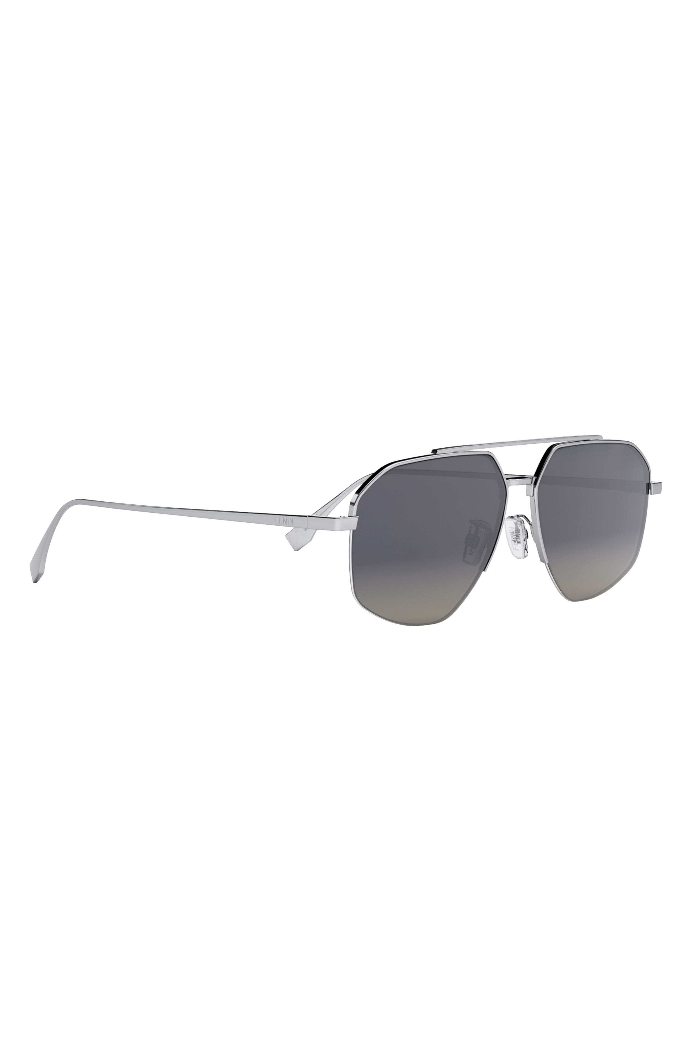 Fendi 56mm aviator store sunglasses