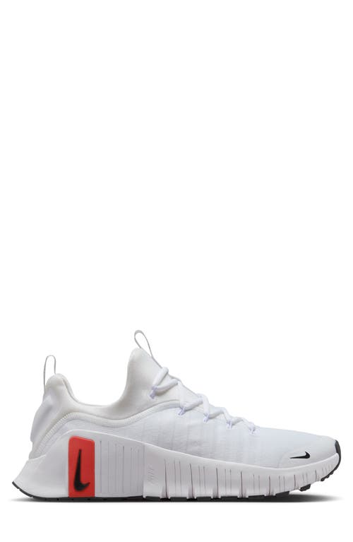 Shop Nike Free Metcon 6 Training Shoe In White/black/red