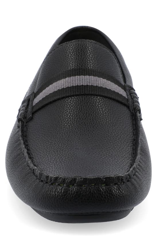 Vance Co. Griffin Tru Comfort Slip-on Driver In Black