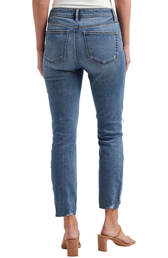 Shop Silver Jeans Co. Most Wanted Americana Mid Rise Ankle Straight Jeans In Indigo