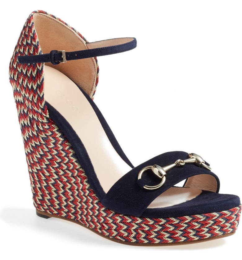 Gucci 'Carolina' Espadrille Wedge Sandal (Women) | Nordstrom