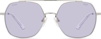 DIFF H.E.R. Paradise 60mm Aviator Sunglasses | Nordstrom