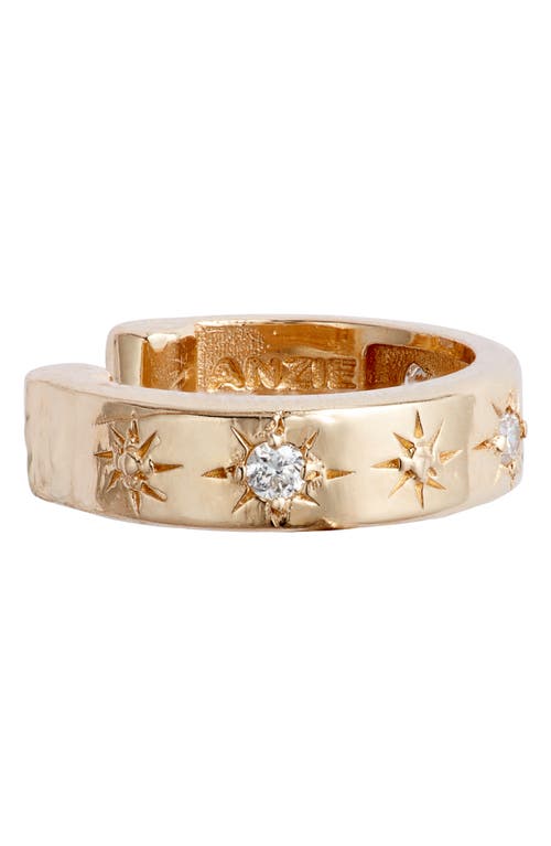 Anzie Single Mel Soldera Celestial Ear Cuff | Diamonds/yellow Gold In Gold/diamond