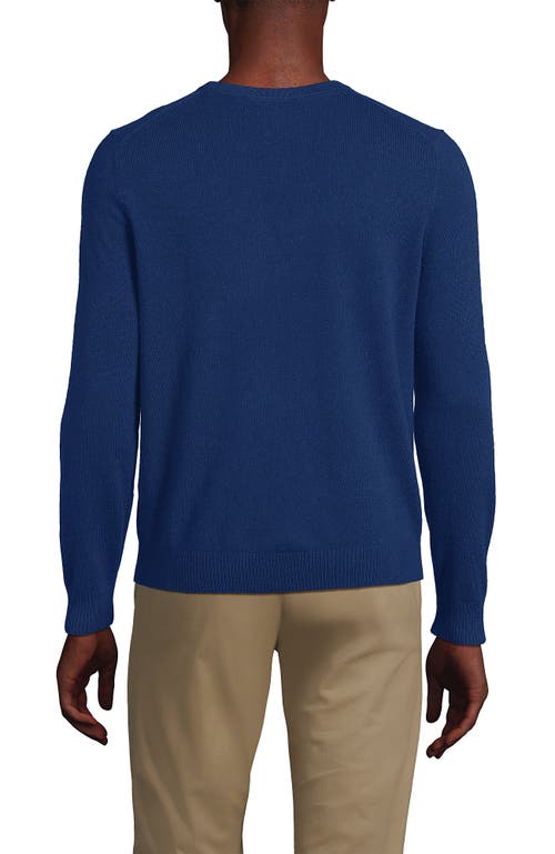 LANDS' END LANDS' END FINE GAUGE CASHMERE SWEATER 