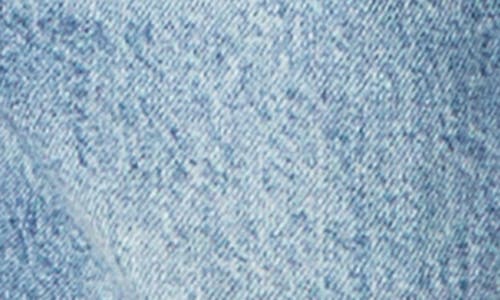 Unpublished Willa Ripped High Waist Straight Leg Jeans In Medium Blue