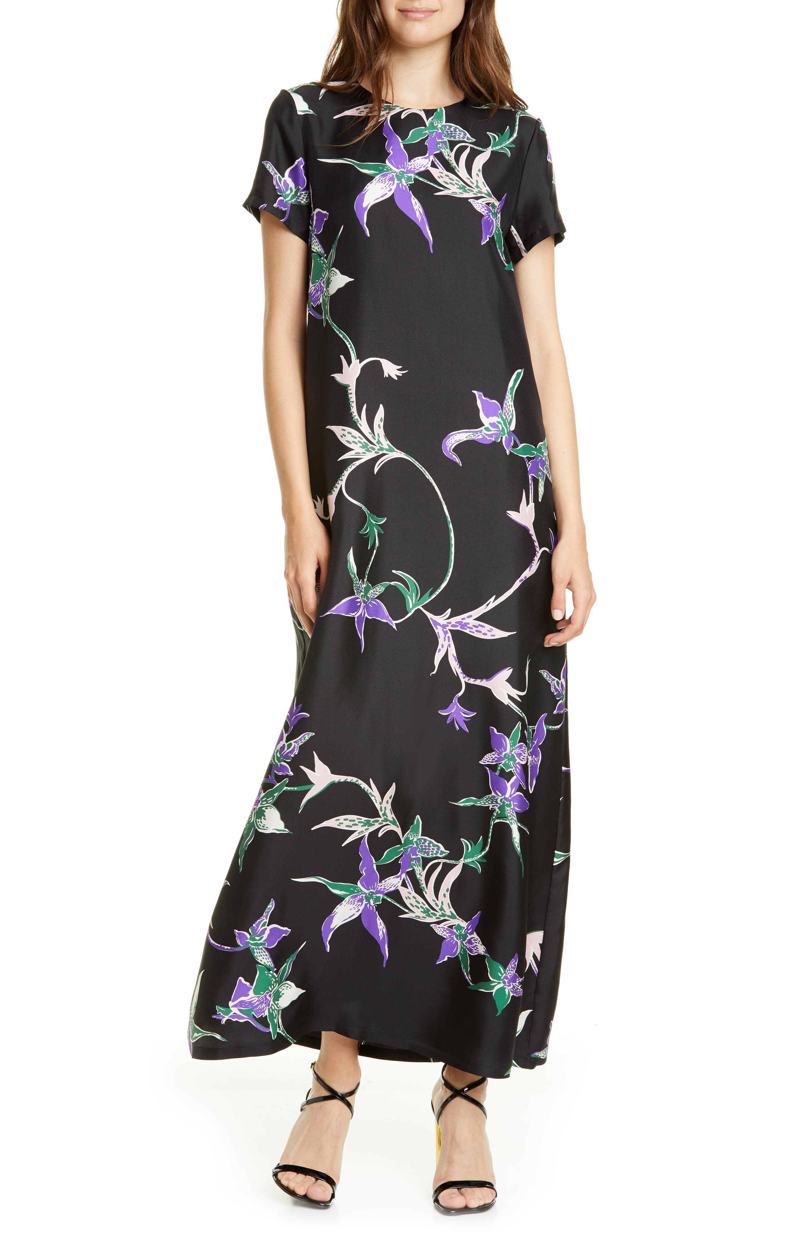 La DoubleJ Swing Print Silk Dress Nordstrom