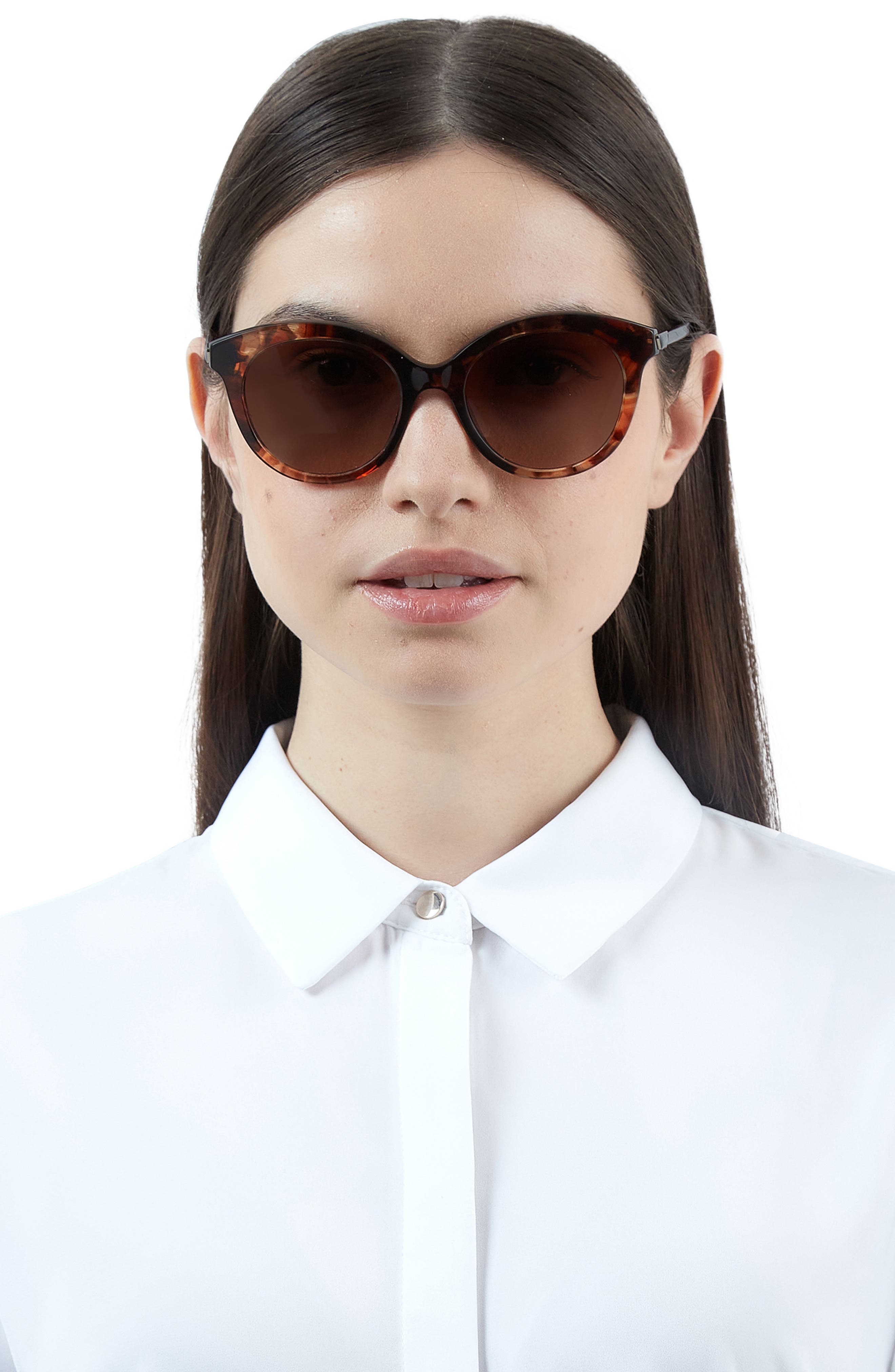 prada 51mm round sunglasses