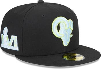 All black cheap rams hat