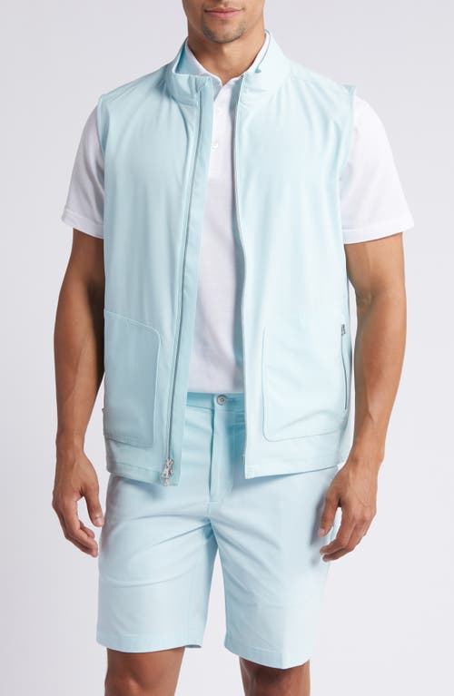 Crown Crafted Water Resistant Contour Vest in Iced Aqua