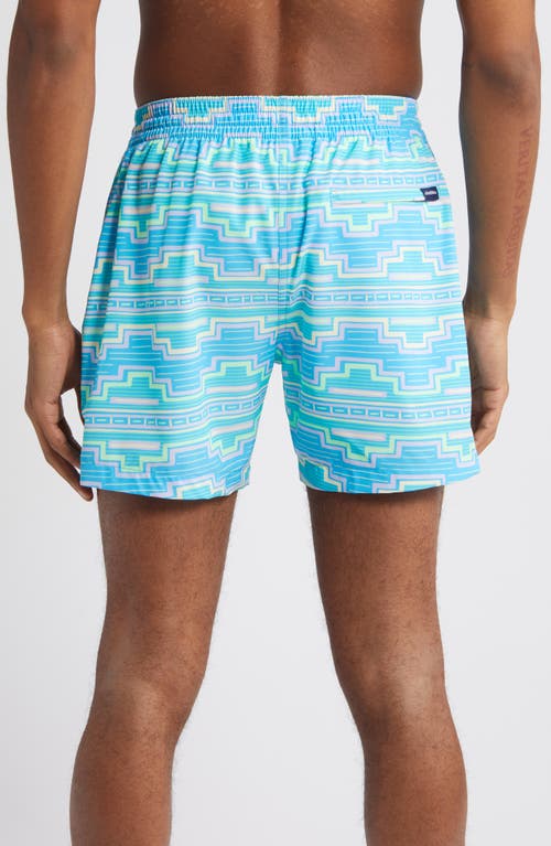 Chubbies The Apex Swimmers Swim Trunks In Turquoise/aqua