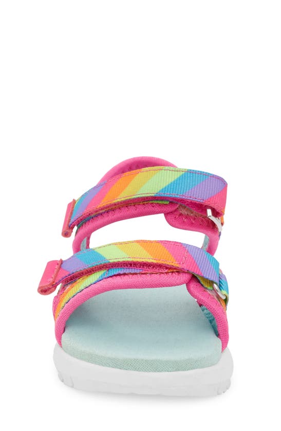 Stride Rite Kids' Sevita Rainbow Light-up Sandal