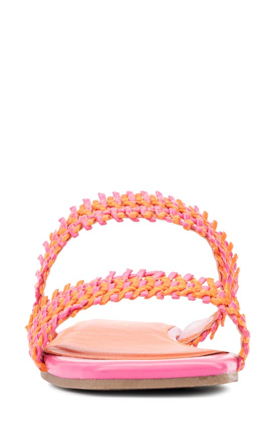 Fashion To Figure Pammy Sandal In Pink Multi