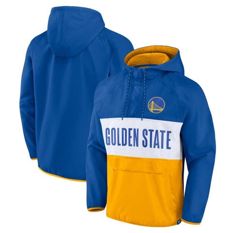 Men's Levelwear Royal Golden State Warriors Gear Insignia Core Quarter-Zip Pullover Top Size: Extra Large