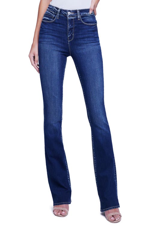 L'AGENCE Selma High Waist Sleek Baby Bootcut Jeans in Columbia