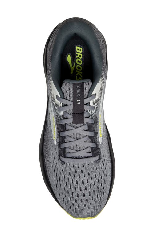 Shop Brooks Ghost 16 Running Shoe In Primer/grey/lime