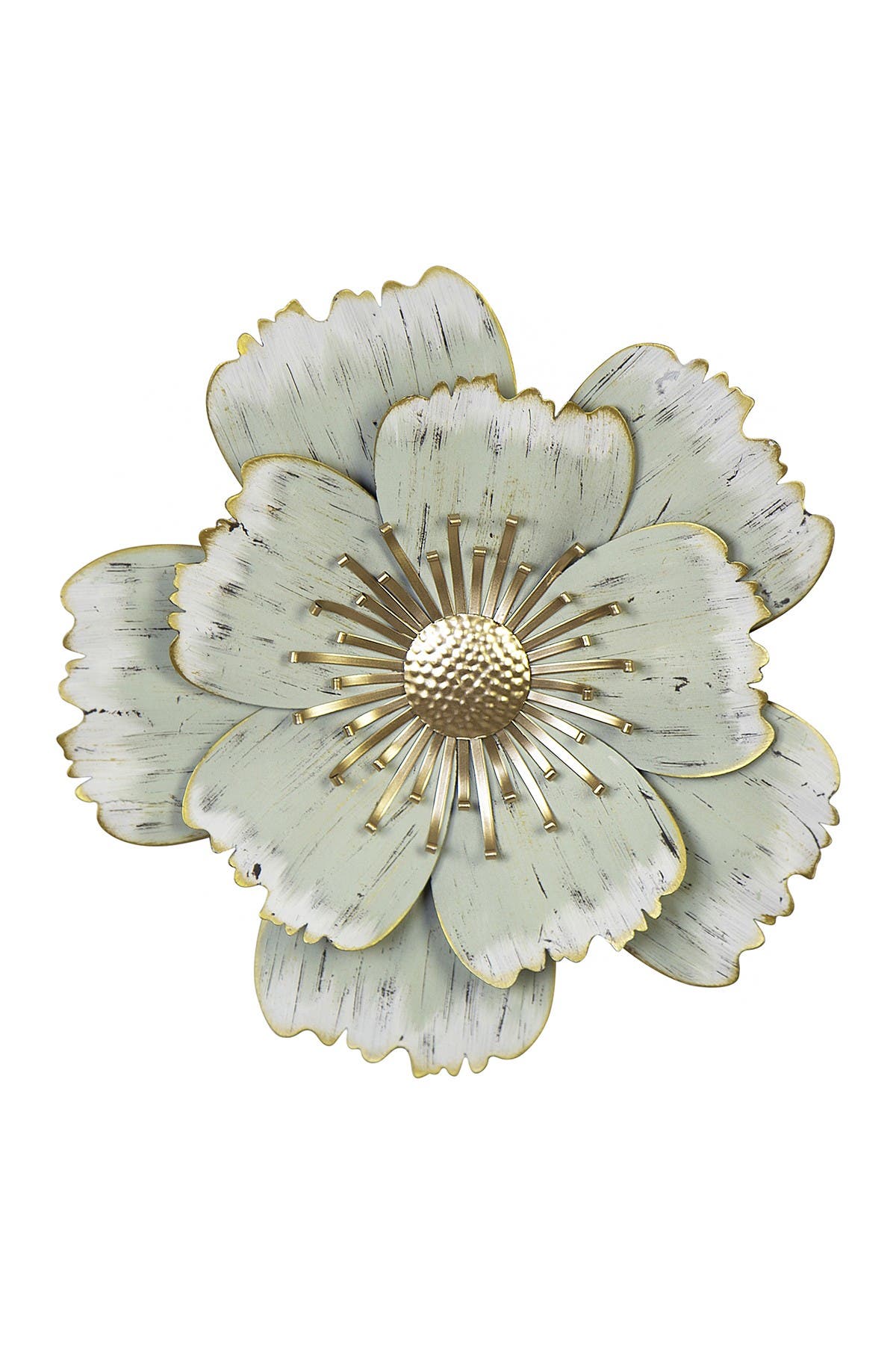 Stratton Home Layered Green Metal Flower Wall Decor Hautelook