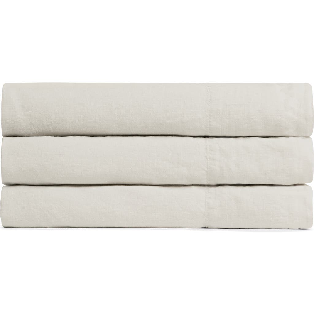 Parachute Linen Flat Sheet In Toast