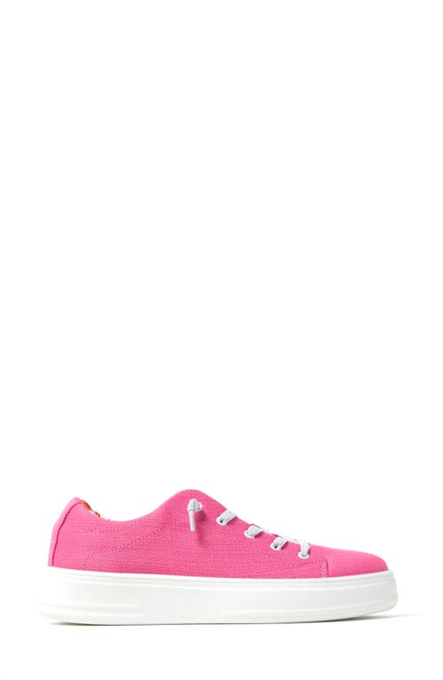 Dearfoams Mabel Woven Slip-on Sneaker In Azalea Pink