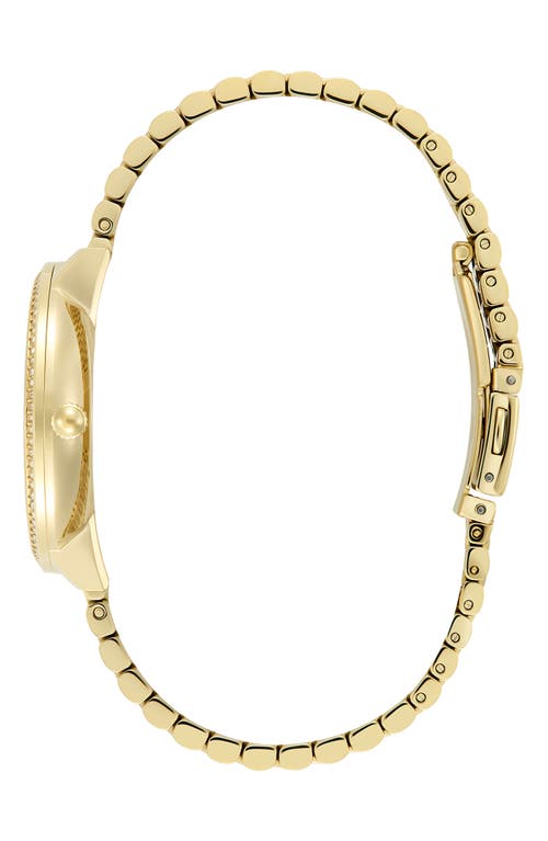 Shop Olivia Burton Ice Burst Bracelet Watch, 35mm In Gold/ivory