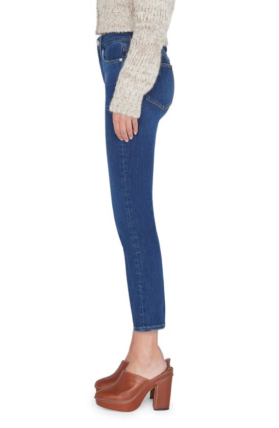 Shop Frame Le High Straight Leg Jeans In Majesty