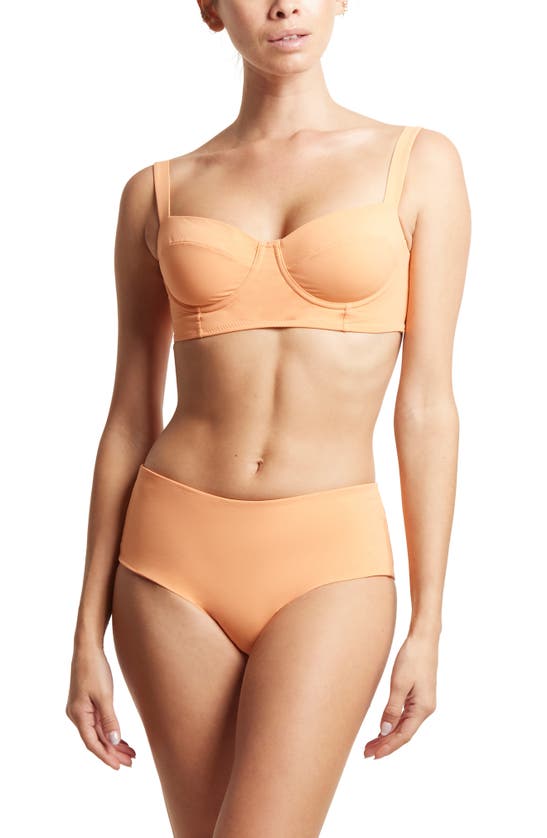 Shop Hanky Panky Balconette Bikini Top In Florence Orange