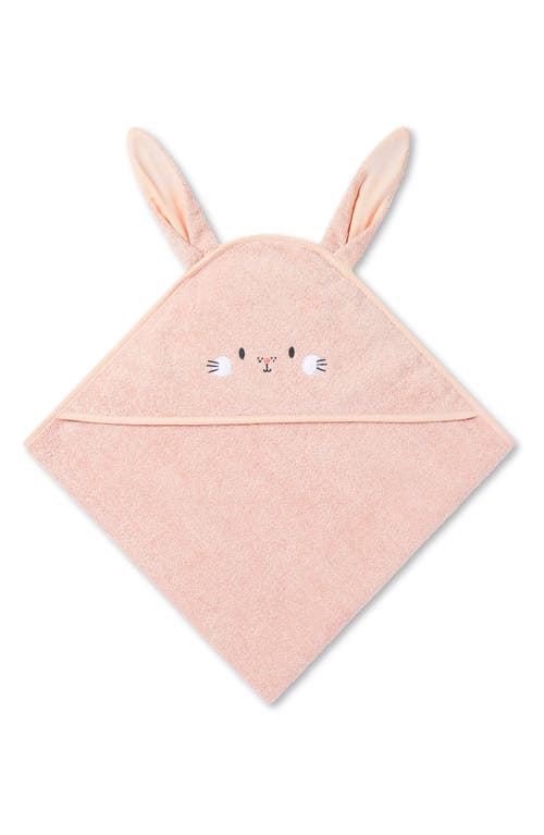 Shop Mori Animal Hooded Towel In Blush