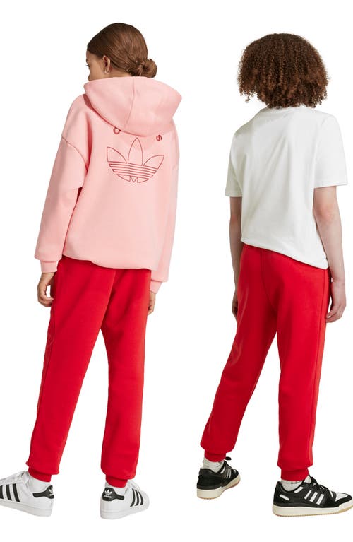 Shop Adidas Originals Kids' Essential Joggers In Better Scarlet