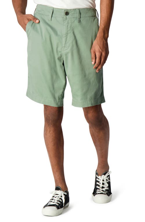 Lucky Brand Stretch Twill Flat Front Shorts at Nordstrom,