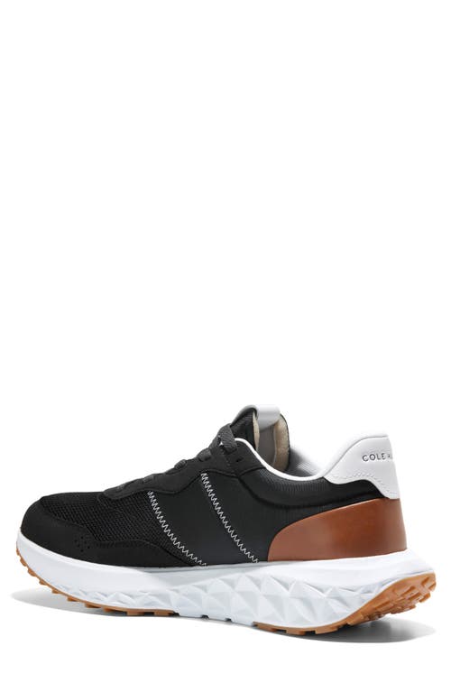 Shop Cole Haan Zerøgrand All-day Running Sneaker In Black/natural Tan