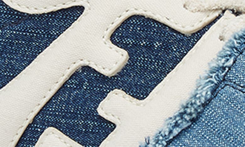 Fendi Men's Match Mixed Denim Low-top Sneakers In Blue | ModeSens